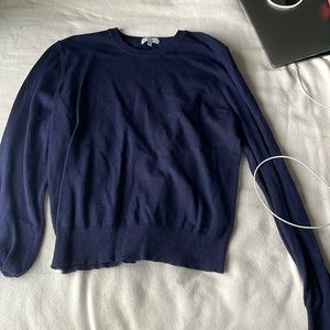 navy blue comfortable sweater